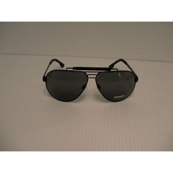 Diesel New Sunglasses mens DL0027 02A 63/11 gray lenses with leather case - Picture 2 of 8